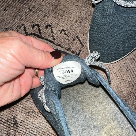 Allbirds Tree Runners Womens Navy Blue Comfort Athletic Running Shoes Size 9 - Picture 6 of 8